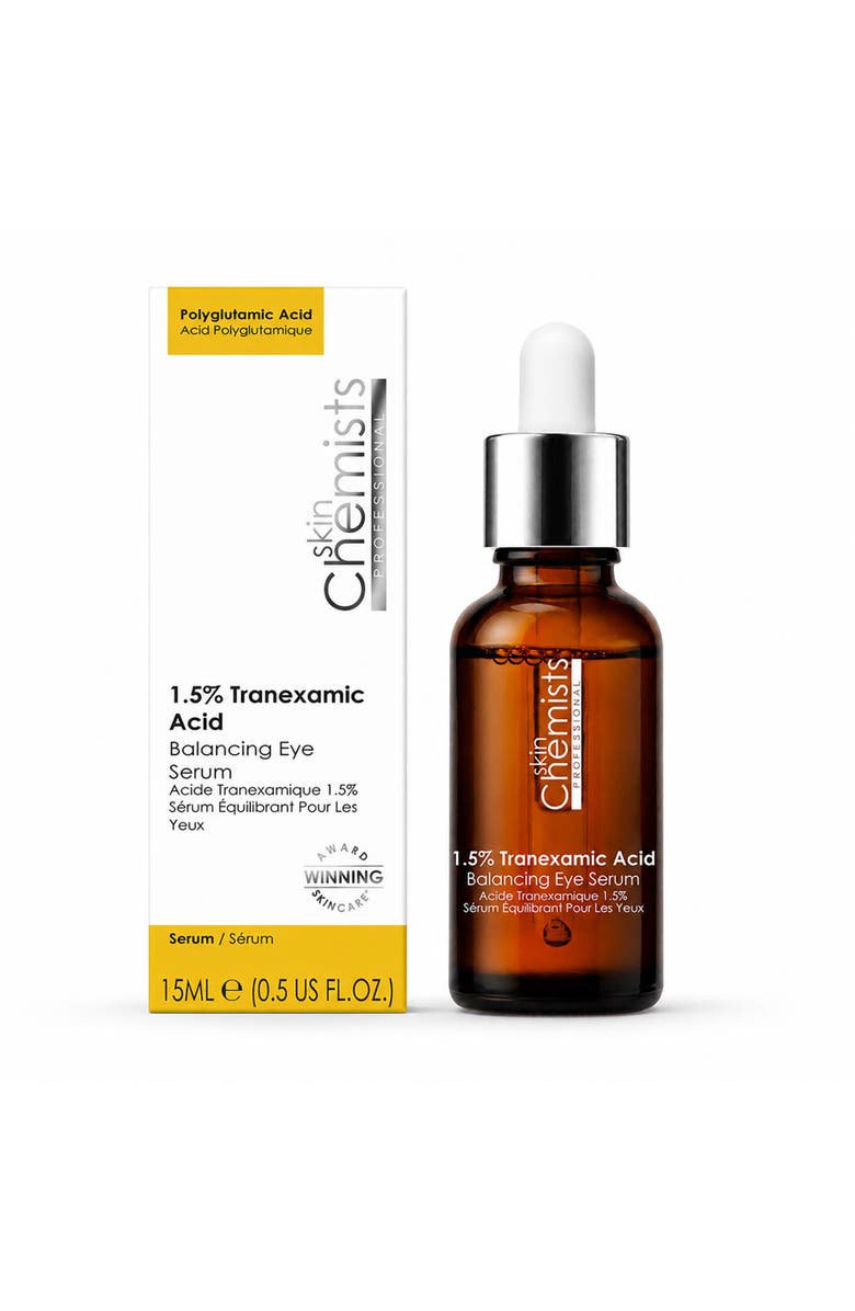 SKINCHEMISTS SC 1.5% Transexamic Acid Balancing Eye Serum 15ml for Anti-Aging, Brightening, Alternate, color, White