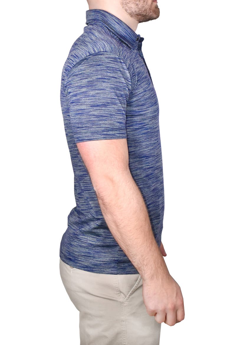 Shadow Dyed Polo, Alternate, color, EMERALD INDIGO DENIM
