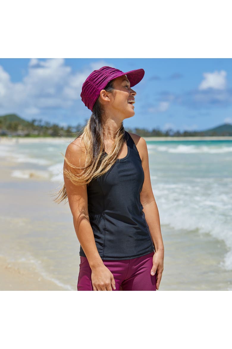 Racerback Swim Tank, Alternate, color, Lagoon