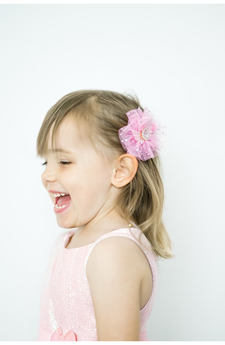 Puttisu 2pc Angel Sparkle Wings Clip Set, Alternate, color, Rose Pink