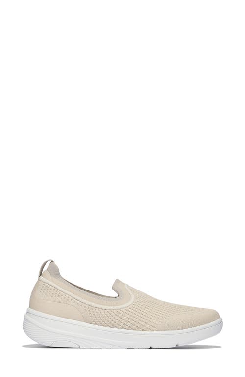 Fitflop Super-q Knit Slip-on Sneaker In Neutral