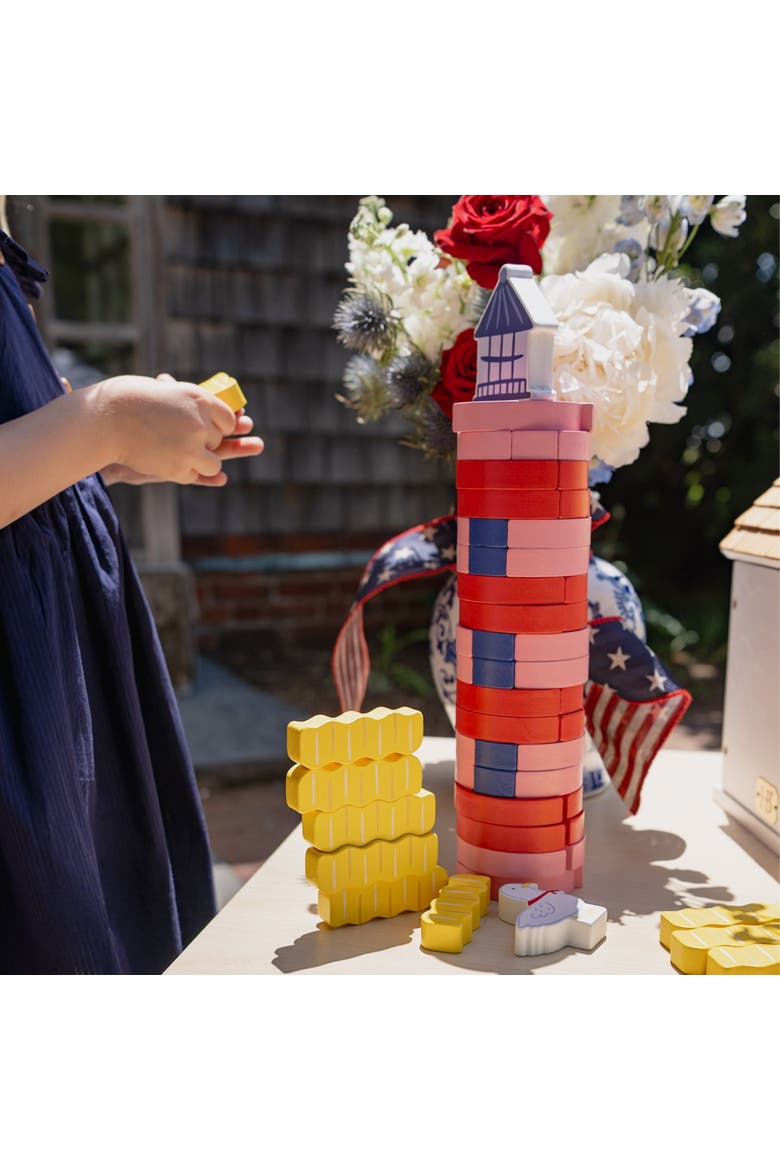 Seaside Lighthouse Lookout Stacking Game, Alternate, color, Assorted Pre-Pack
