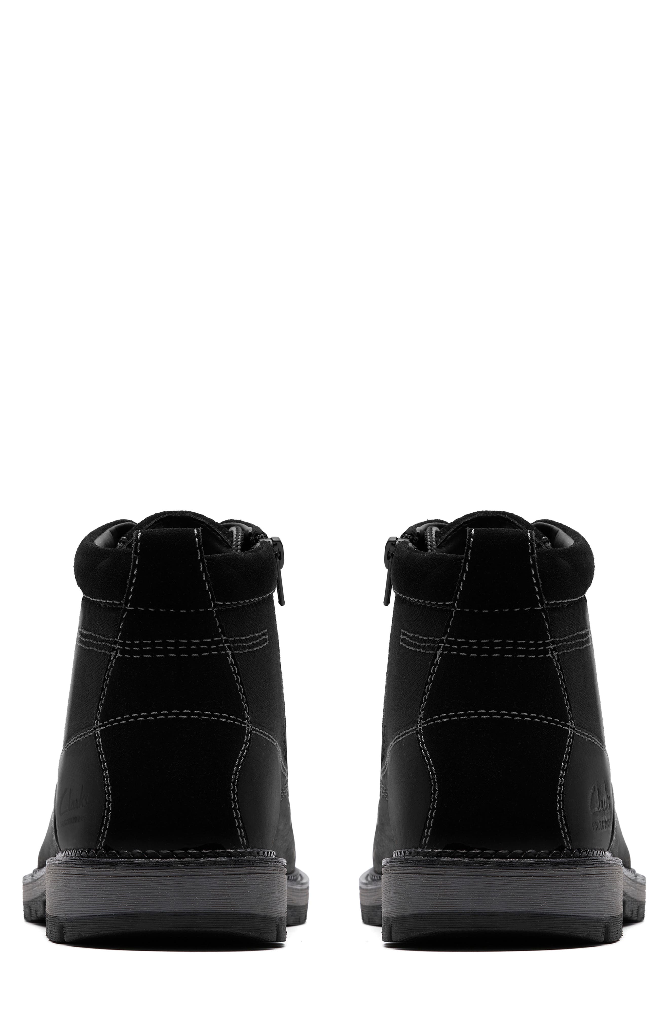 Clarks<sup>®</sup> Maplewalk Rise Boot, Alternate, color, Black Leather