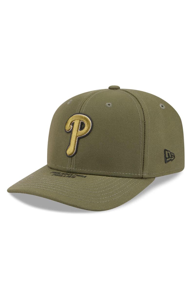 New Era Men's New Era  Olive Philadelphia Phillies 2026 Armed Forces Day 9SEVENTY Adjustable Hat, Alternate, color, Olive