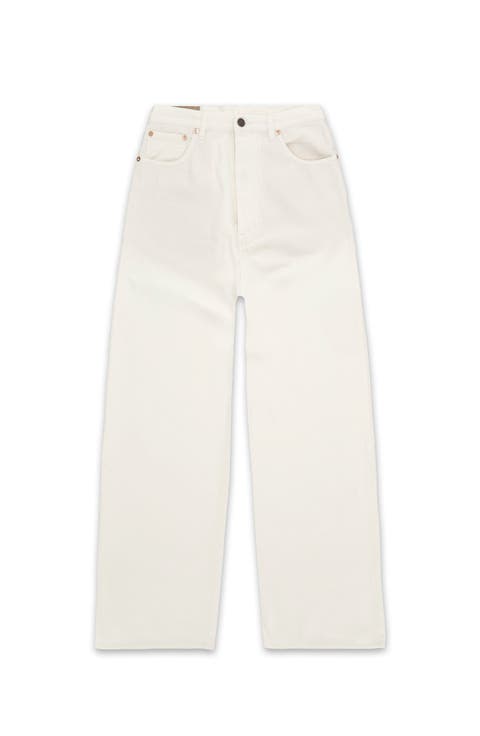 Jaron Wide Leg Wool Trousers