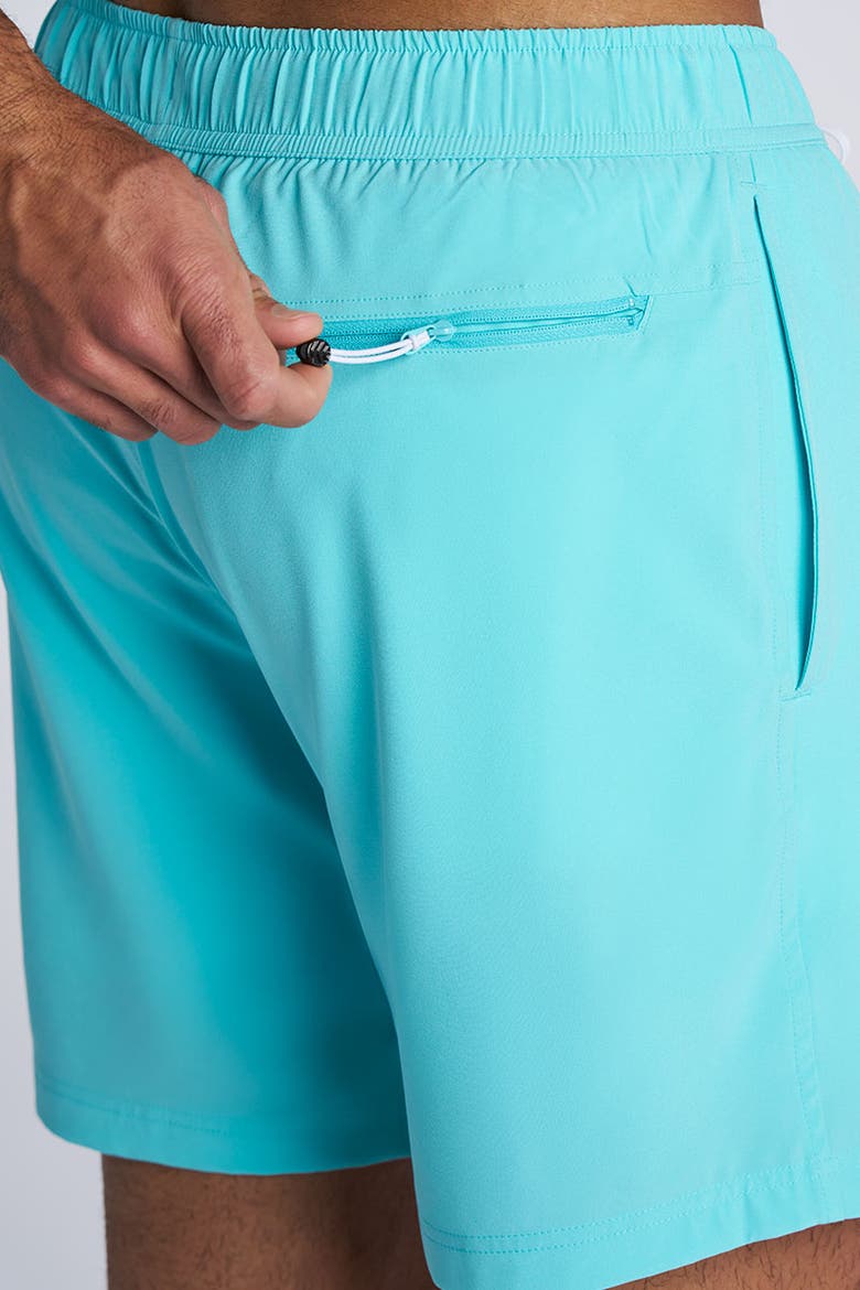 Men's Kahuna Swim Shorts 7 1/2", UPF 50+ Sun Protection, Alternate, color, Coolibar Blue
