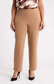 Anne Klein Hollywood Waist Straight Leg Ankle Pants