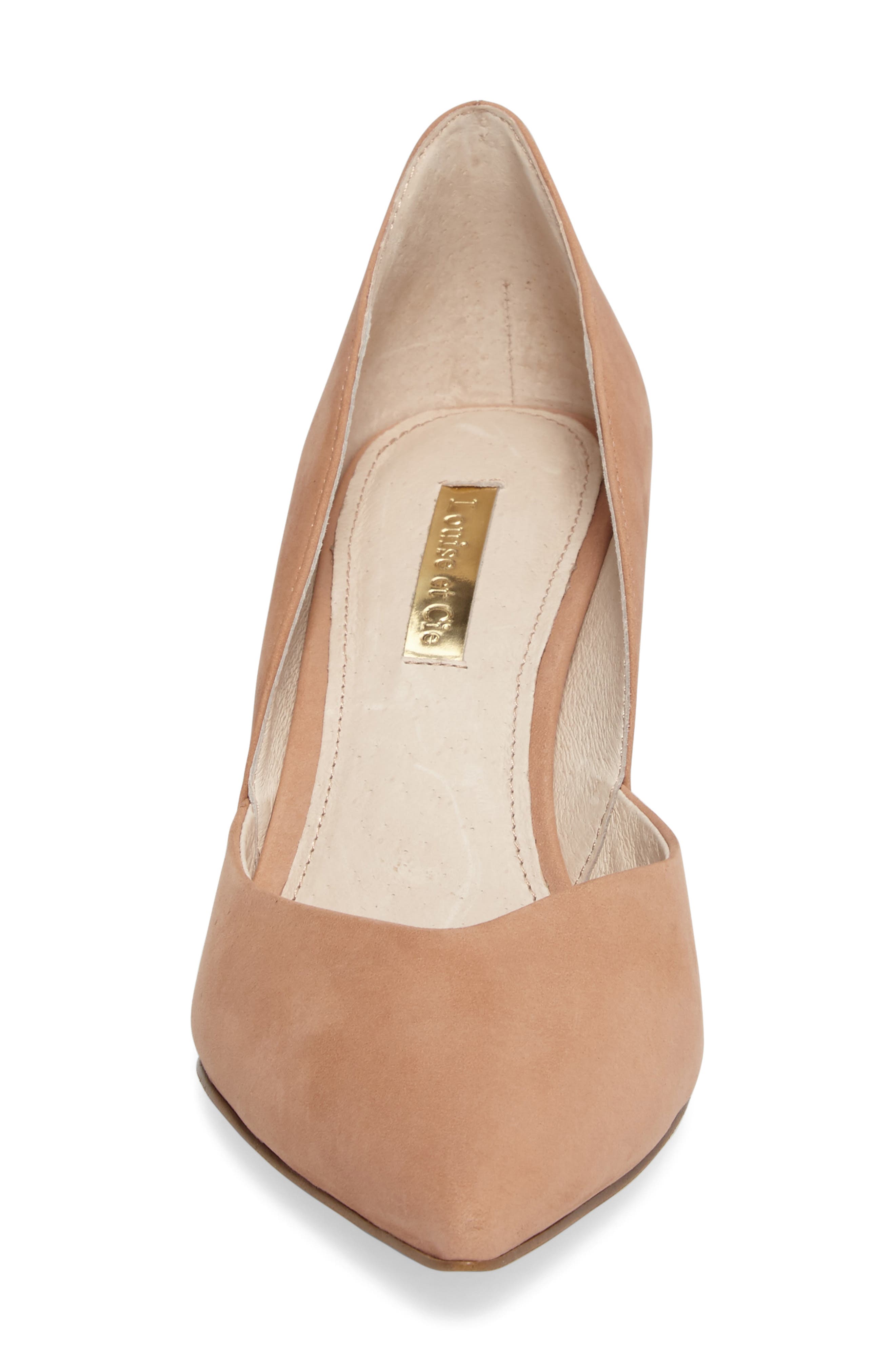 Jacee Pointy Toe Pump, Alternate, color, MACAROON NUBUCK