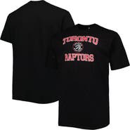 PROFILE Men's Black Toronto Raptors Big & Tall Heart & Soul T-Shirt