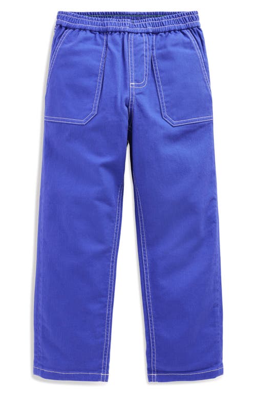 Shop Mini Boden Kids' Pull-on Jeans In Blue Heron
