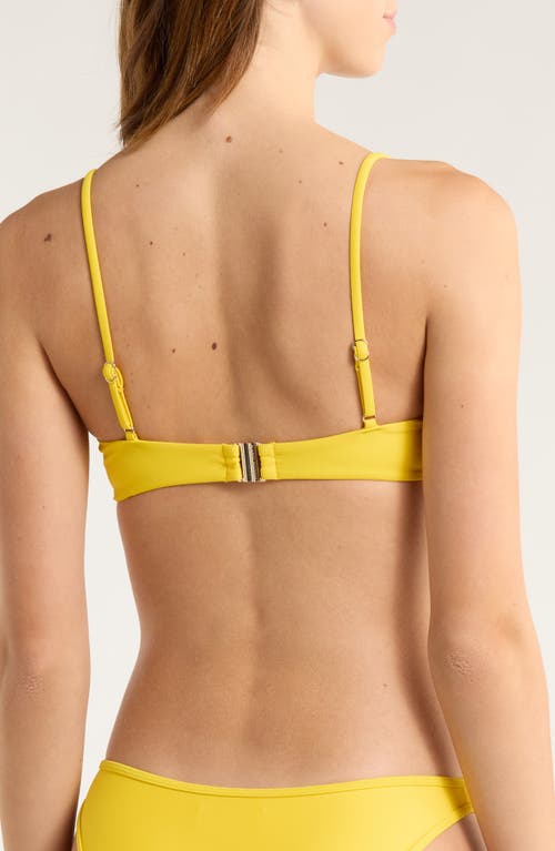 Ramy Brook Mona Underwire Bikini Top In Yellow