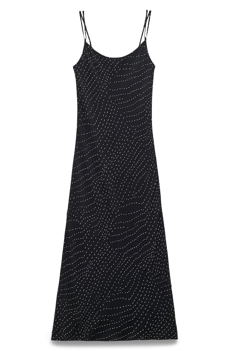 rag & bone Alessia Maxi Dress, Alternate, color, Black Print