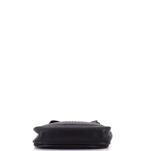 Pre-owned Hermes Hermes Evelyne Bag Gen Ii Clemence Pm In Black