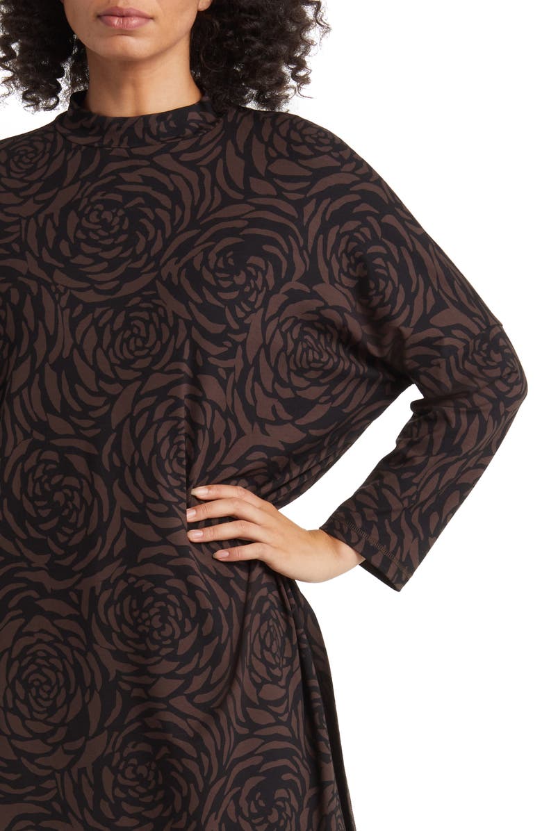 Masai Copenhagen Gretha Floral Long Sleeve Tunic Top, Alternate, color,