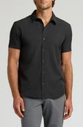 True Classic Slim Fit 4-Way Performance Stretch Short Sleeve Button-Up Shirt