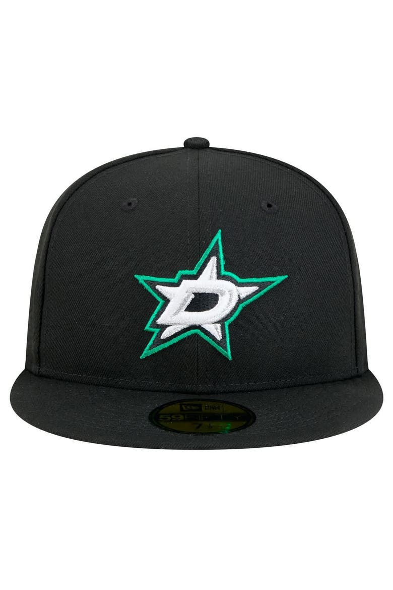Men's New Era Black Dallas Stars Core 59FIFTY Fitted Hat, Alternate, color, Black