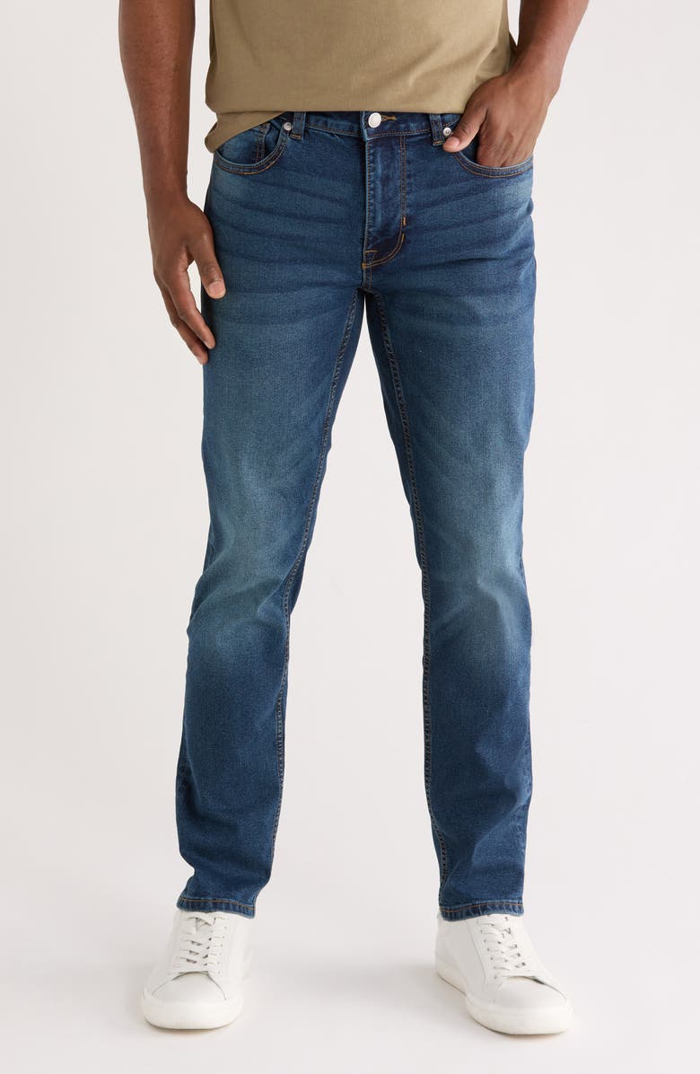 DKNY SPORTSWEAR Mercer Skinny Jeans, Main, color, Hawaiian Ocean