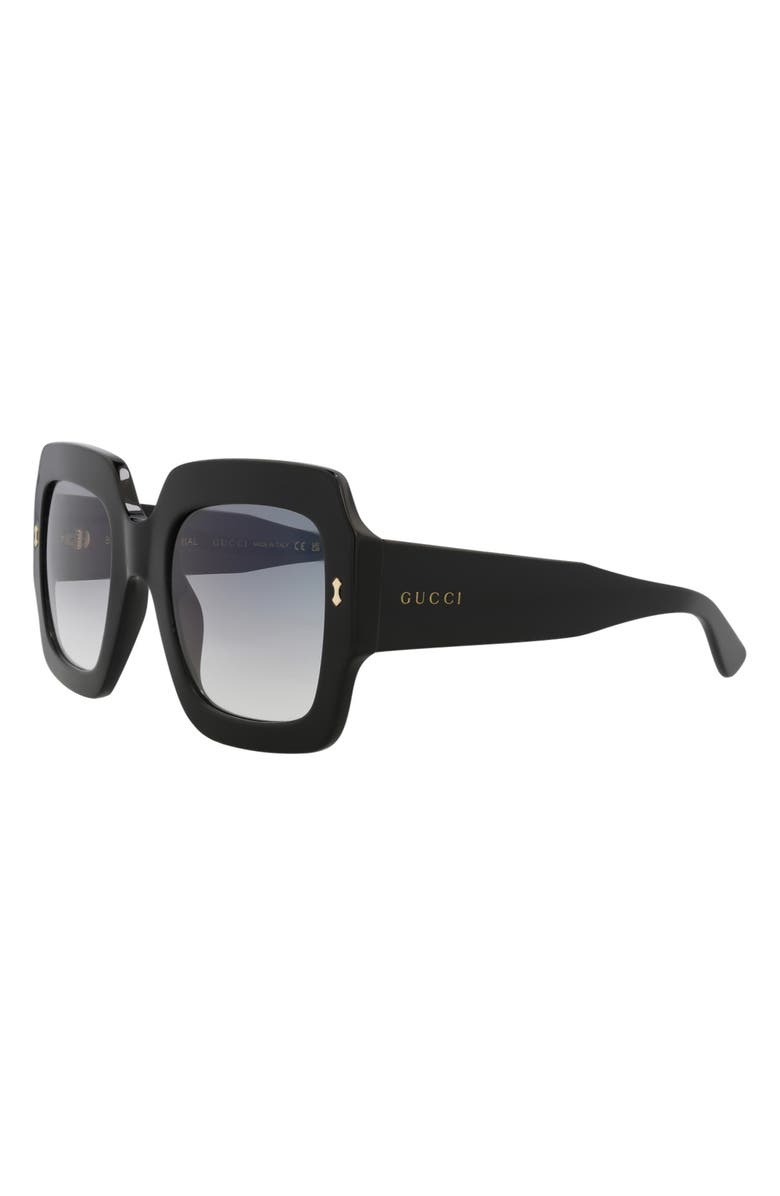 Gucci 53mm Novelty Square Sunglasses, Alternate, color,