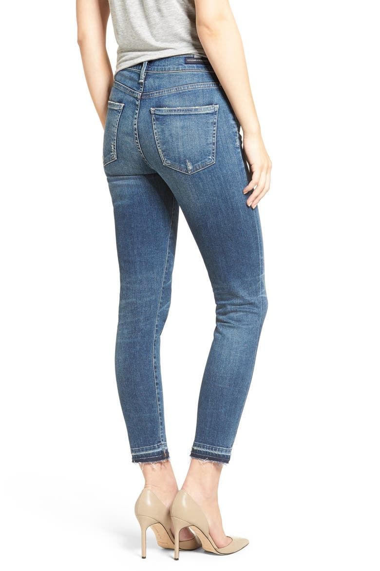 Rocket High Waist Crop Skinny Jeans, Alternate, color, WEEKENDER