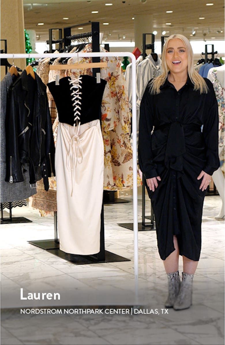 Jaina Strapless Dress, sales video thumbnail