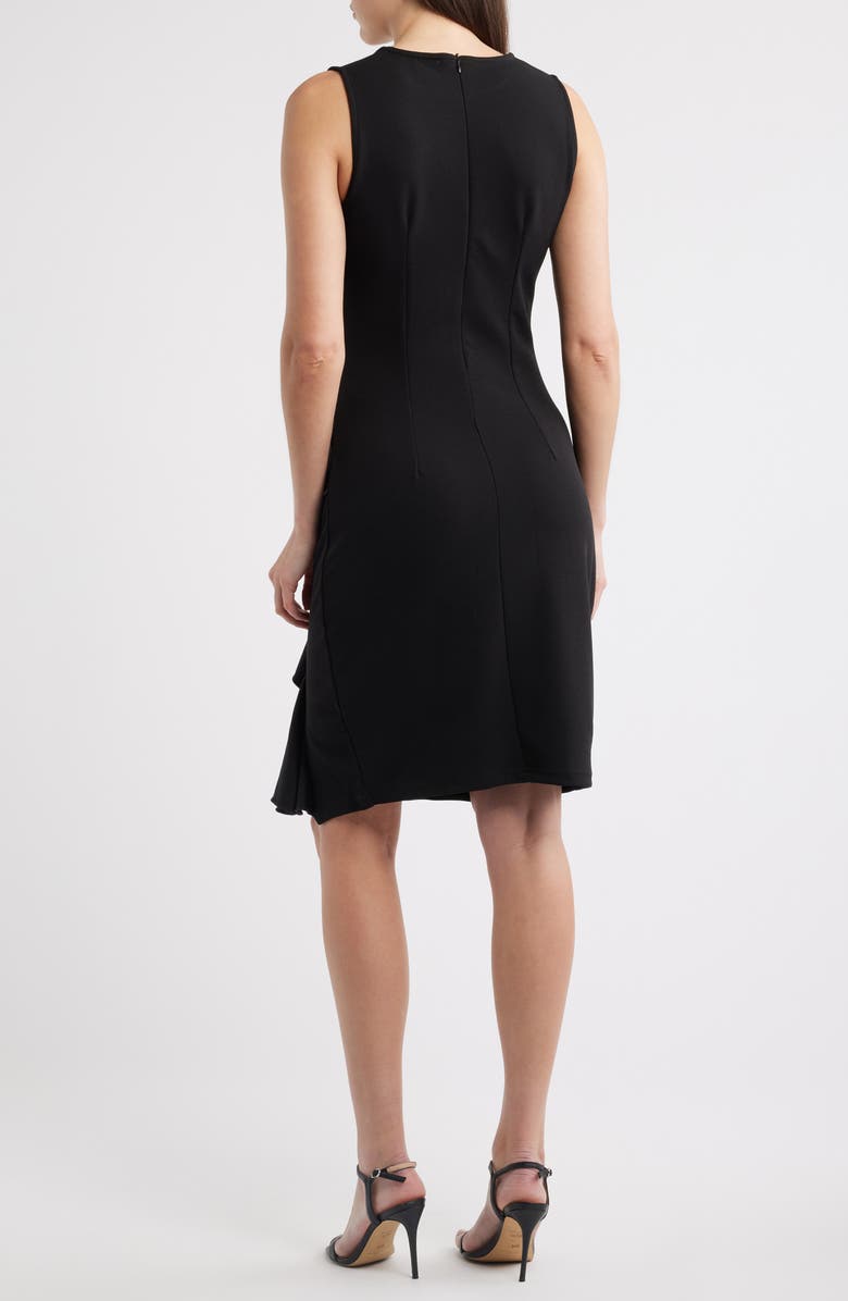 NIKKI LUND Theodora Ruffle Sleeveless Dress, Alternate, color, Black