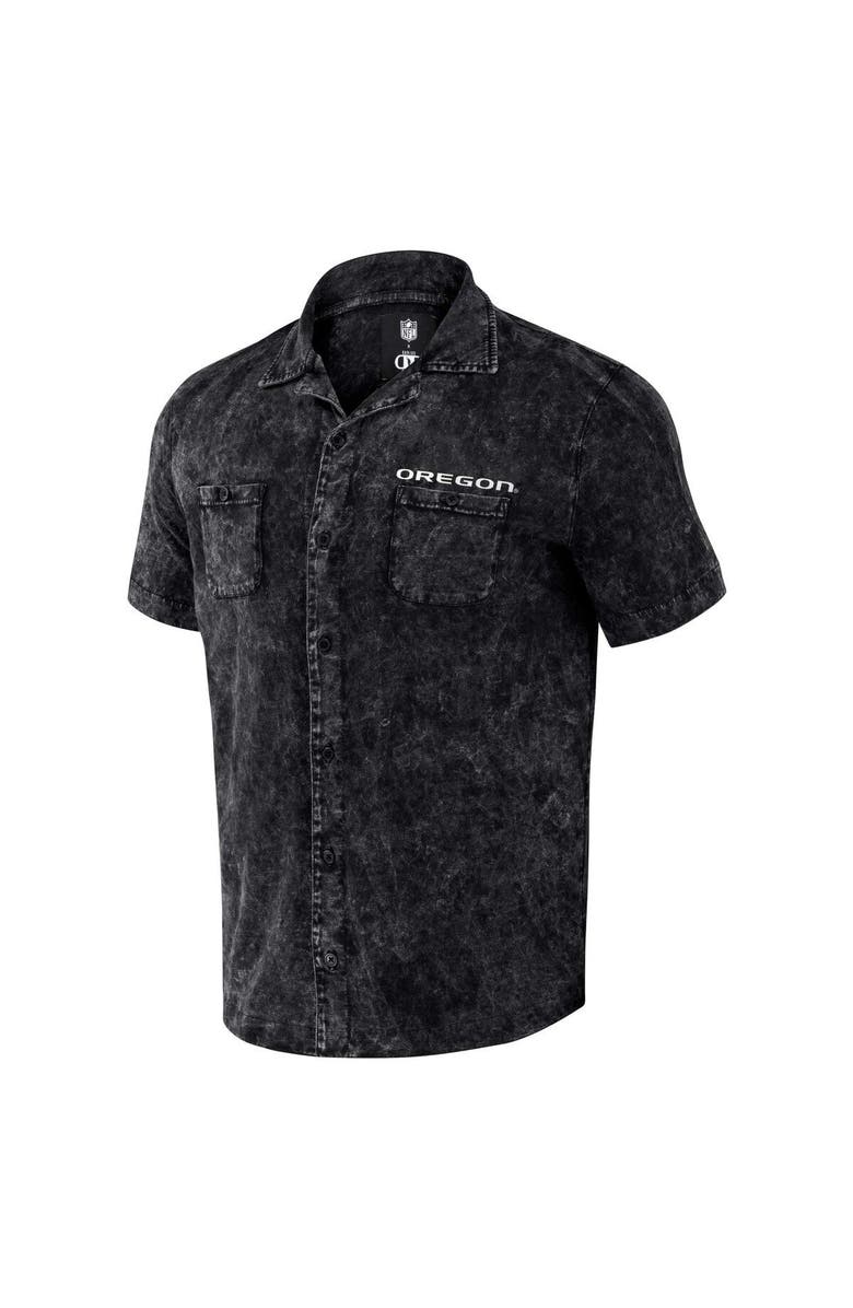 Darius Rucker Collection by Fanatics Men's Darius Rucker Collection by Fanatics Black Oregon Ducks Team Color Button-Up Shirt, Alternate, color, Black