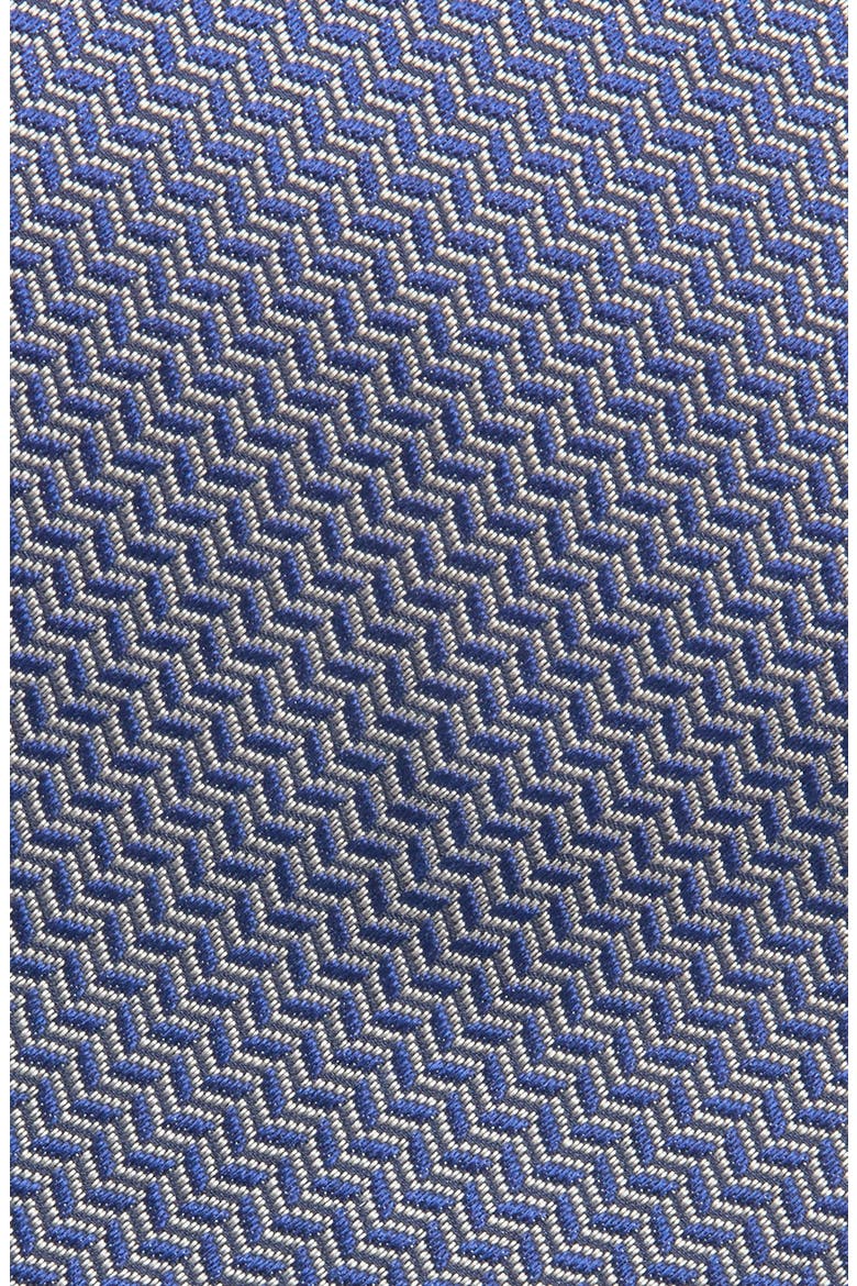 Chevron Silk Tie, Alternate, color, ROYAL