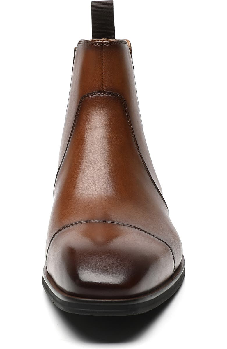 La Milano Crest Cap Toe Chelsea Boot, Alternate, color, Cognac