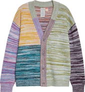 Waste Yarn Project Pat Colorblock Space Dye Cardigan