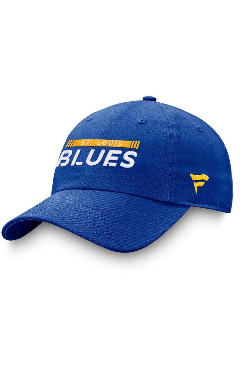 FANATICS Men's Fanatics Branded Blue St. Louis Blues Authentic Pro Rink Adjustable Hat, Alternate, color, Blue