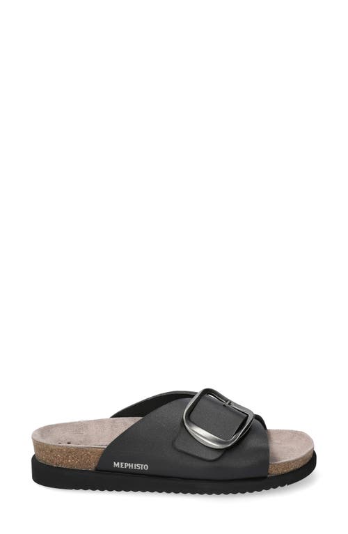 Mephisto Hariana Slide Sandal In Black