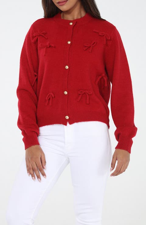 Tiny Bow Cardigan