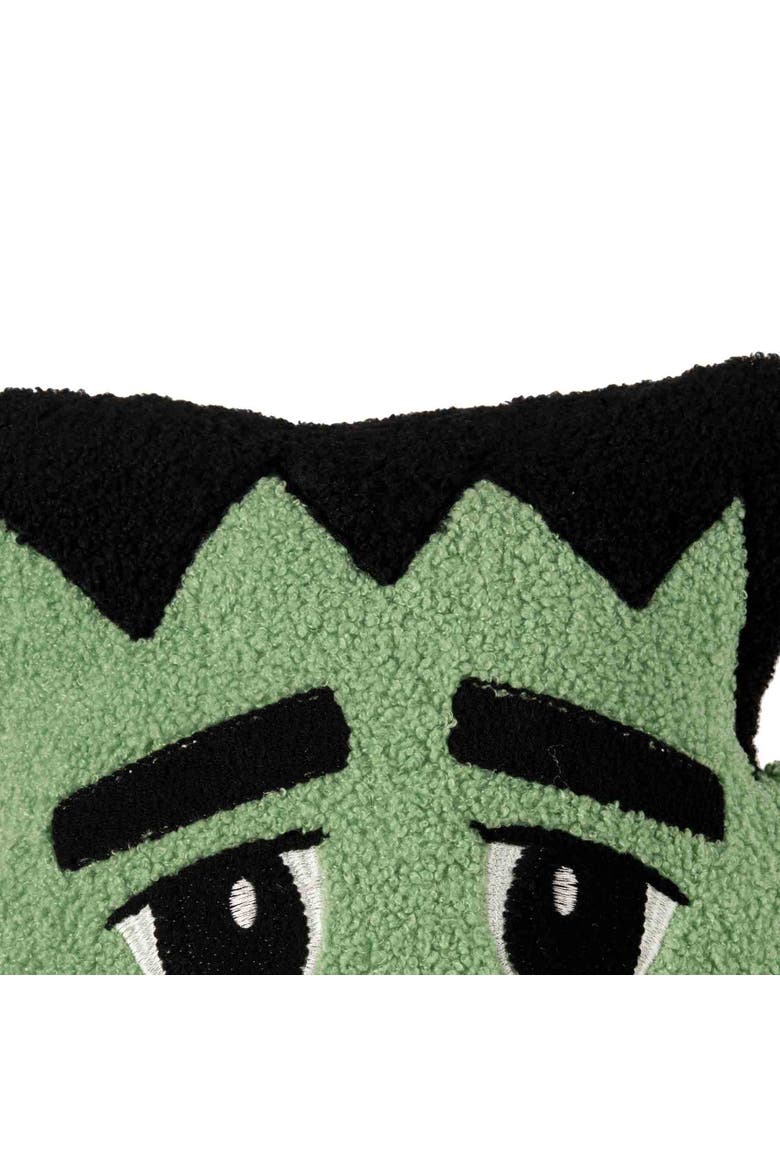 Frankenstein Halloween Accent Pillow 13" x 16", Alternate, color, Green