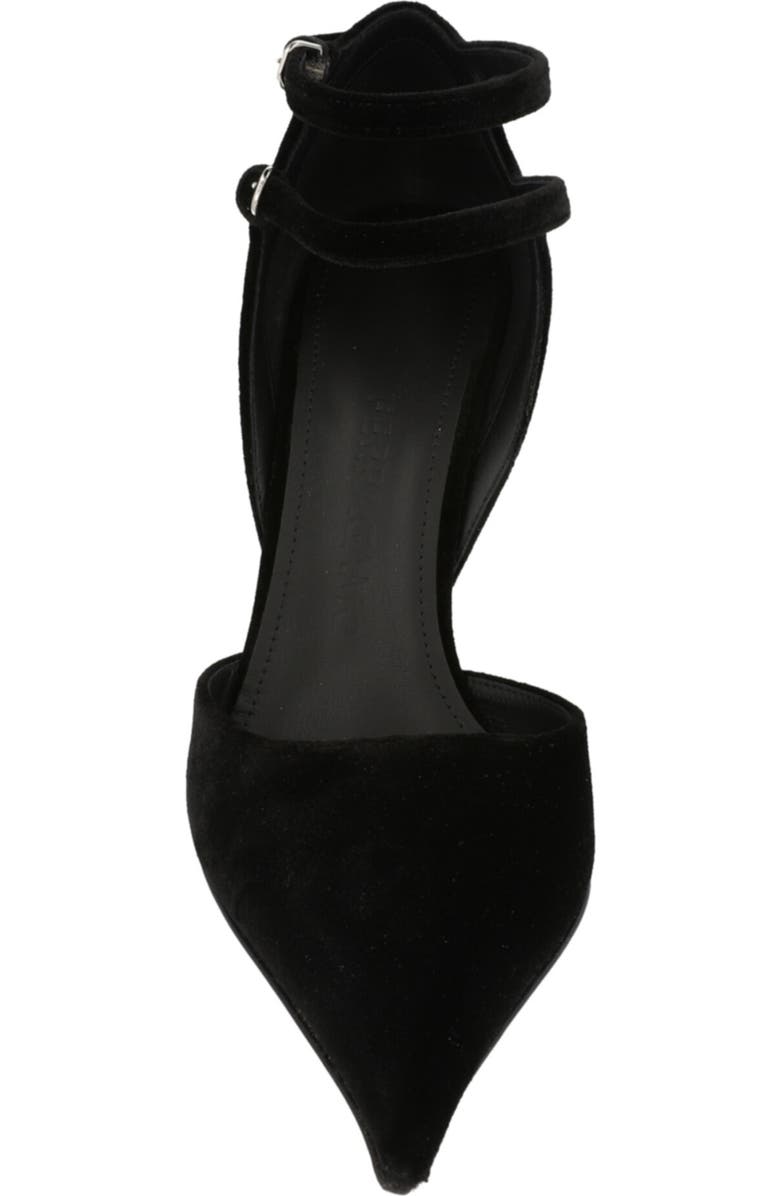 FERRAGAMO Vidya Suede Wedge Pump, Alternate, color, Black