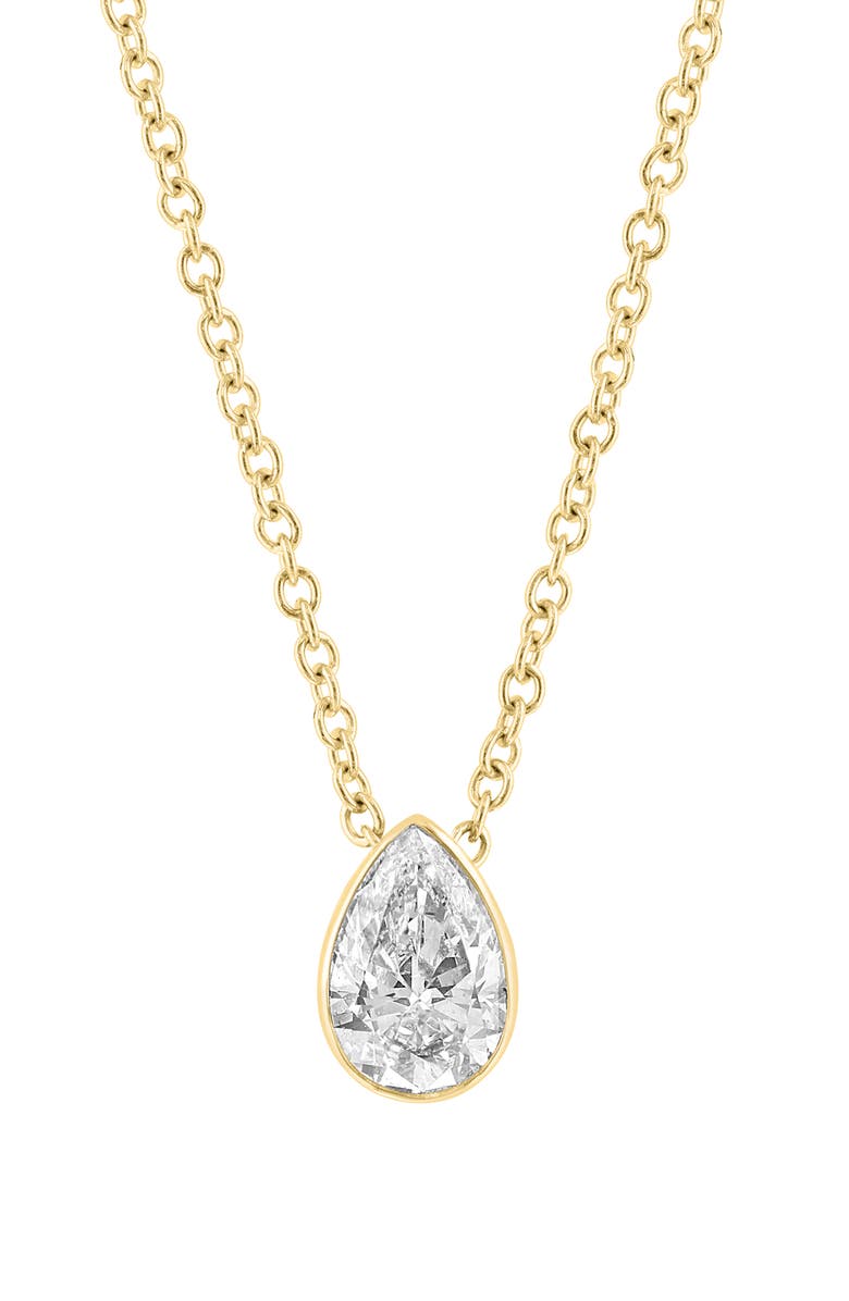 EFFY Lab-Grown Diamond Pendant Necklace, Main, color, Gold