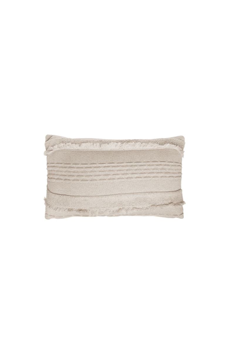 Lorena Canals Knitted Cushion Air Dune White, Main, color, Dune White