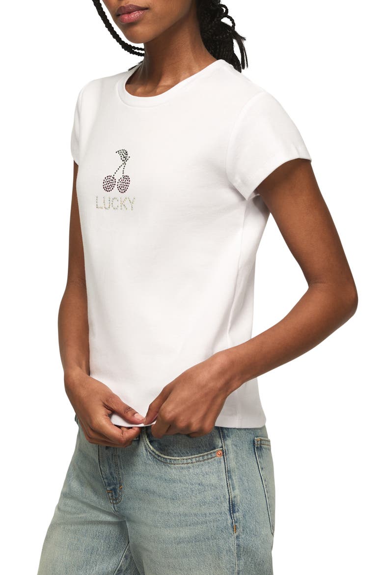 Cherries Baby T-Shirt, Alternate, color, BRIGHT WHITE