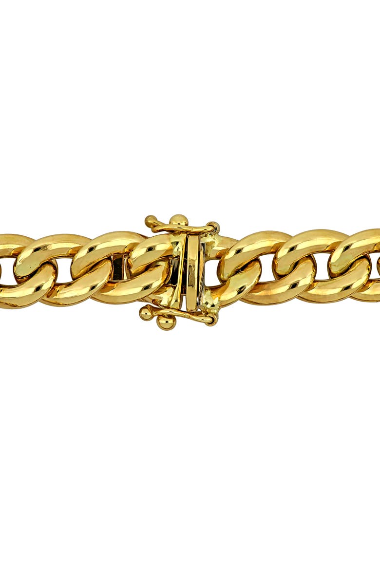 Diamond Curb Link Bracelet 14k, Alternate, color, 14k Gold