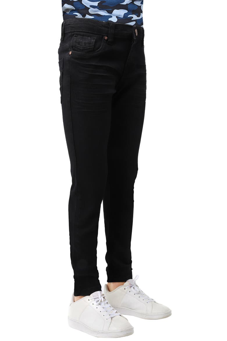 Kids' Stretch 5-Pocket Skinny Jeans, Alternate, color, BLACK