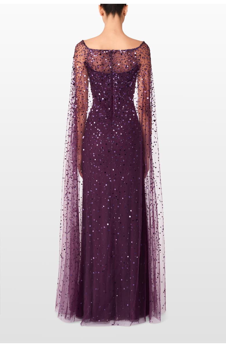 Jenny Packham Roman Dress, Alternate, color, Purple Muscadine