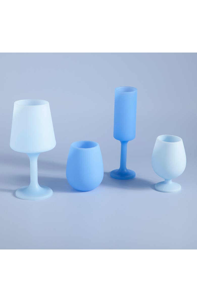 Porter Green Swepp | Unbreakable Wine Glasses, Alternate, color, Blanc + Dove