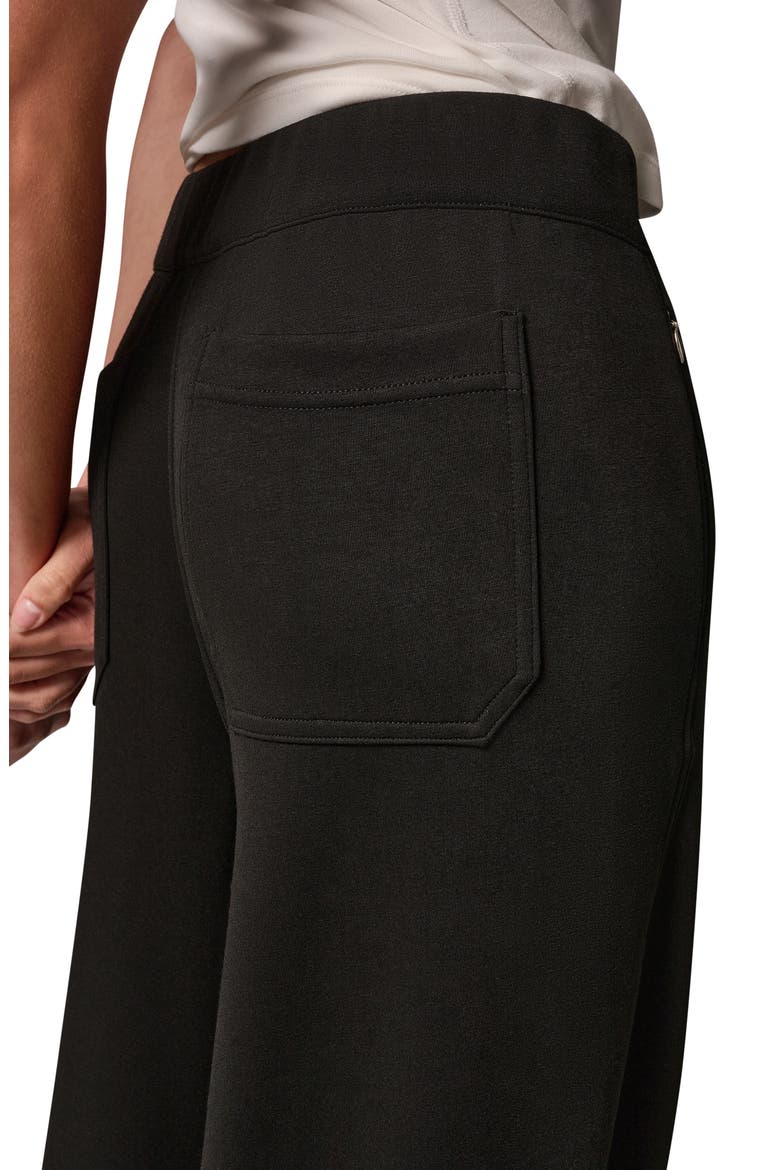 Jet Setter High Waist Barrel Leg Pants, Alternate, color, BLACK