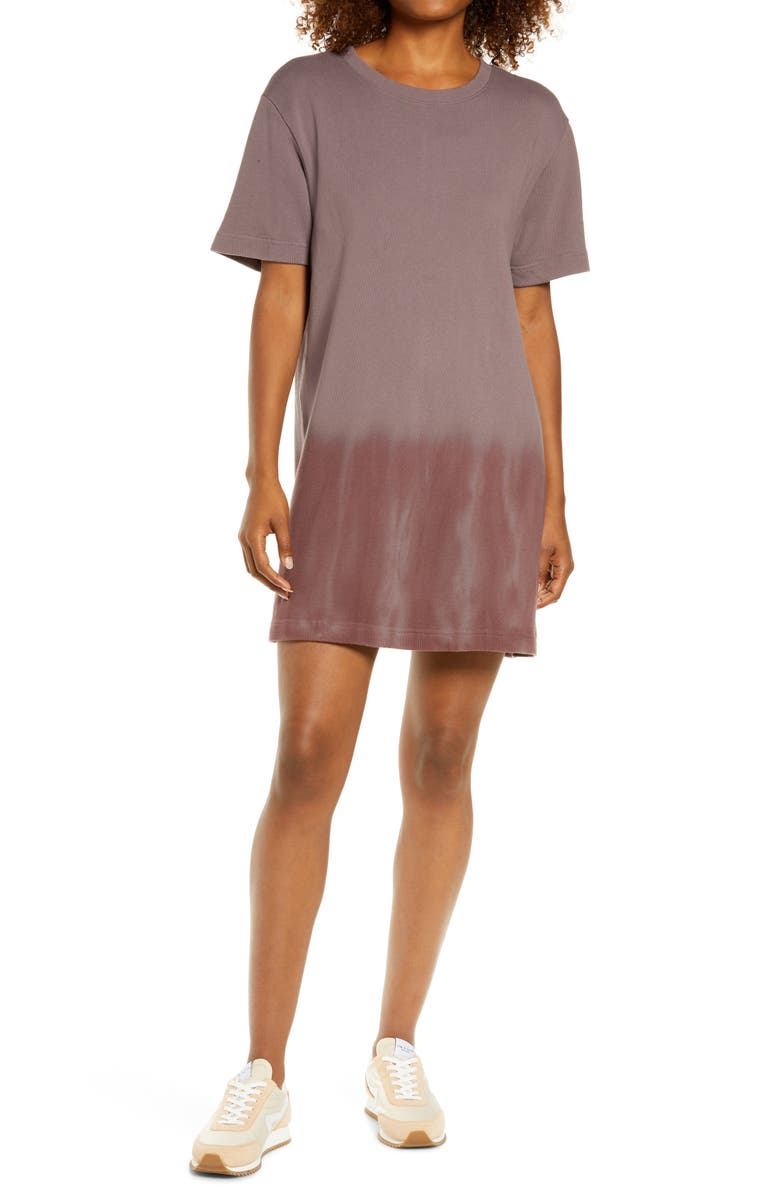 Zella Tie Dye T-Shirt Dress, Main, color, 