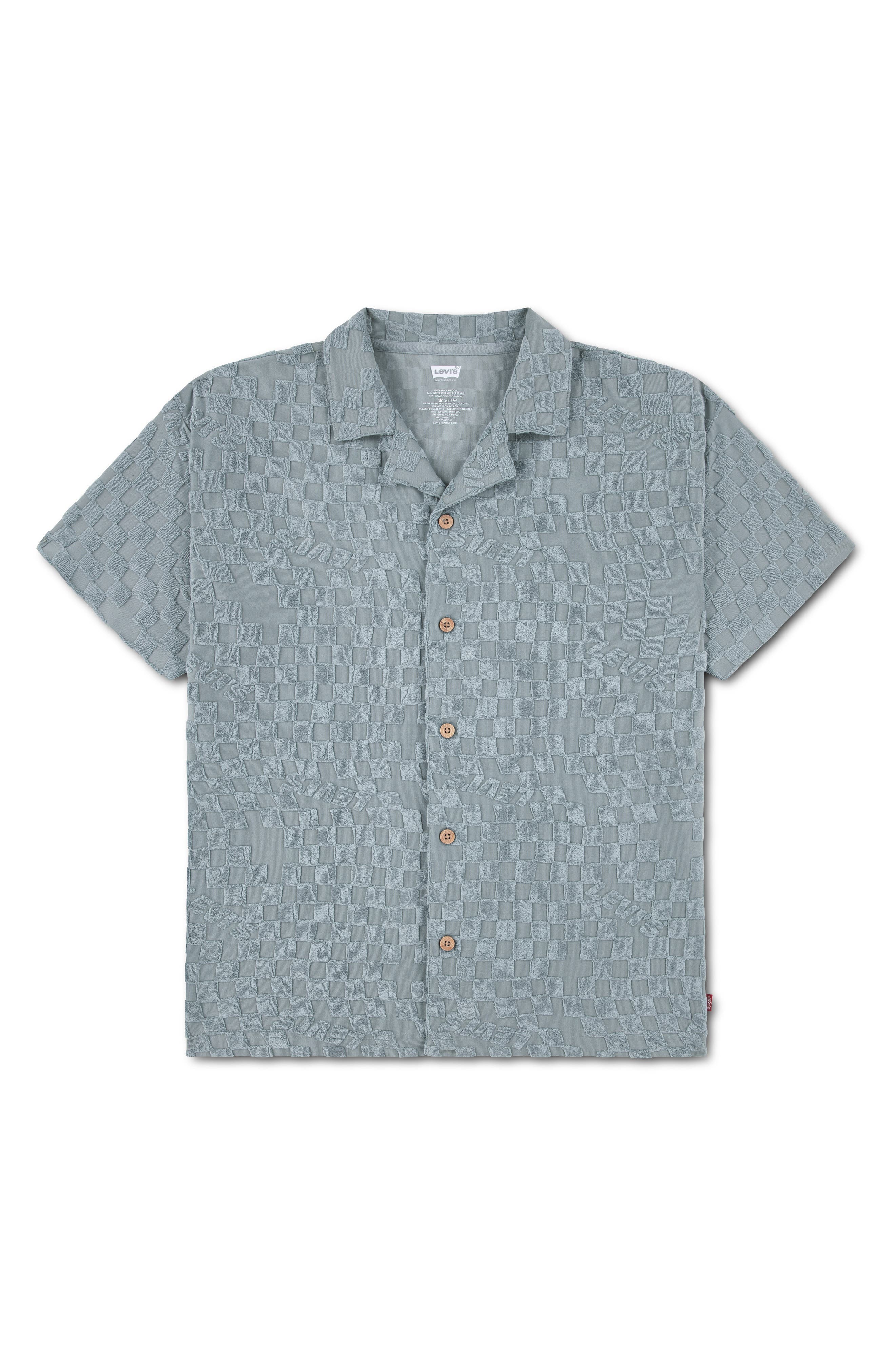 Levi's Kids' Check Jacquard Camp Shirt