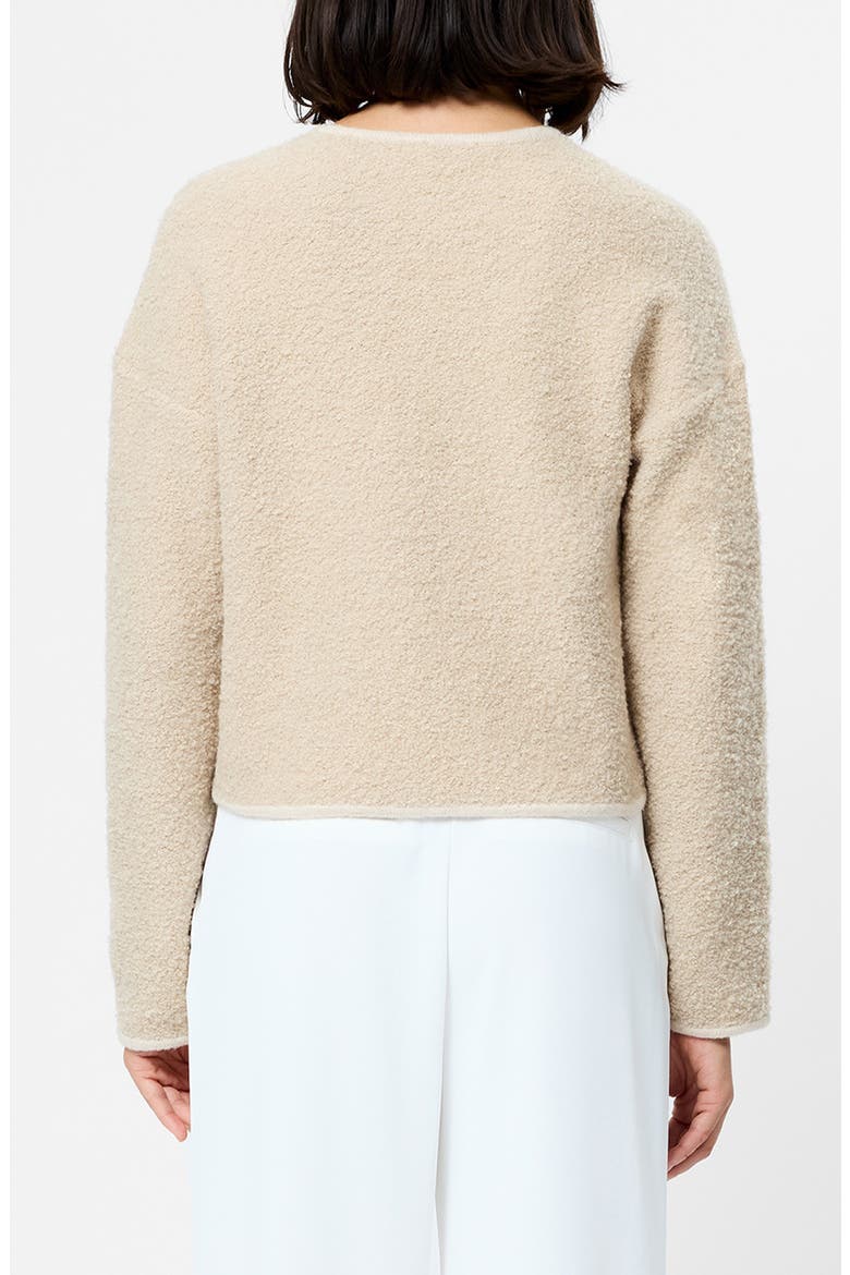 Effie Bouclé Cardigan, Alternate, color, OATMEAL MELANGE