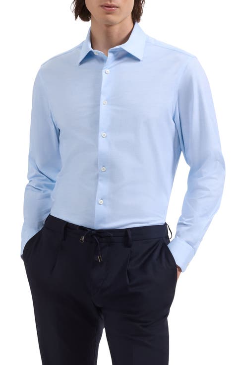 James OoohCotton® Space Dye Button-Up Shirt