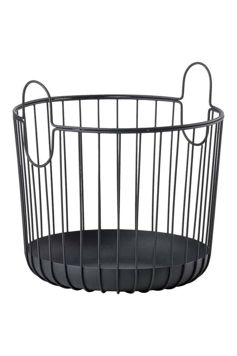 Inu Large Wire Basket, Main, color, BLACK