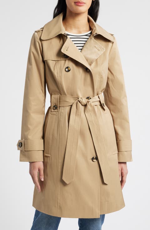 Missy Hooded Belted Trench Coat