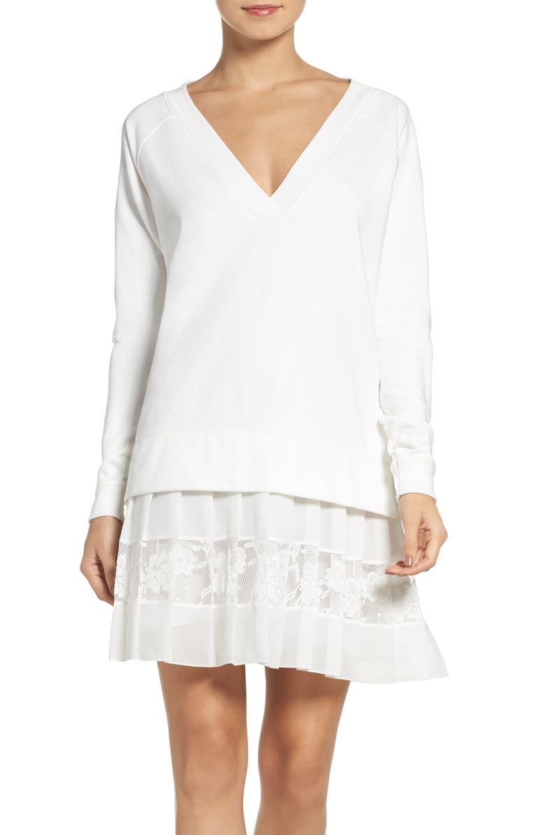 French Connection Eliza Drop Waist Dress, Main, color, 