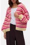  Chintz Rose Stripes Golden Haz